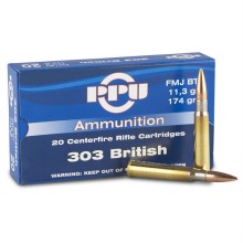 Munizioni .303 British FMJBT 174grs 20pz (PPU)