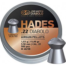 Piombini per aria compressa JSB MATCH HADES 5,5mm 2,20gr conf.250pz