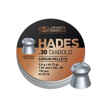 Piombini per aria compressa JSB MATCH HADES cal.7,62mm.30 2,9g/44,75gr conf150pz