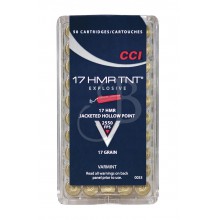 Cartuccia CCI CAL.17 HMR 17GR TNT 0053