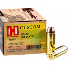 Cartuccia Hornady Custom XTP cal. 50AE 300gr.