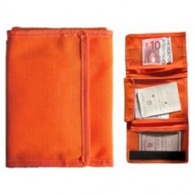 Portalicenza portadocumenti multicomparti in cordura arancio 3 tasche