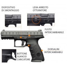 Pistola semiauto APX cal. 9x21 New cat. comune (Beretta)