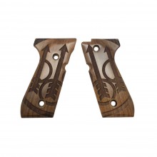 Set guance in legno per serie 92 - Modello Big Logo Beretta