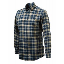 Classica camicia Sport button down in flanella Blue Tg. L (Beretta)