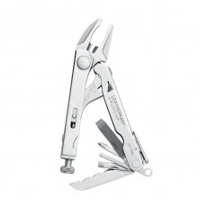 Pinza multiuso Crunch 16 utensili con fodero in pelle in box (Leatherman)