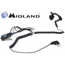 Auricolare Midland MA21-L Pro a padiglione con microfono 2 Pin