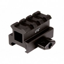 Rialzo Medium Profile 3-Slot Twist Lock Riser Mount (Leapers / UTG)