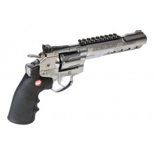 Pistola a co2 Revolver SuperHawk Cromata 6