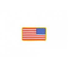Patch US Flag Rubber Patch Reversed Color