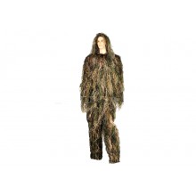 Ghillie Sniper Woodland Giacca-Cappello-Pantaloni