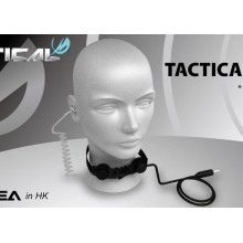 Laringofono tattico con auricolare Nero (Z-Tactical)