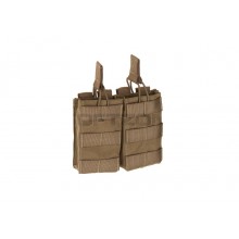 Tasca portacaricatori 4 tasche per M4/M16 in cordura Coyote Brown (Claw Gear)