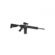 Fucile elettrico CM16 R8 Fiber Body Black + Red-Dot (G&G)