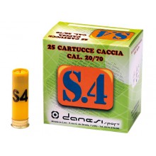 Cartuccia S4 cal. 20 contenitore T1 25gr Piombo 11 conf. 25 pezzi (Danesi)