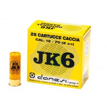 Cartuccia JK6 cal. 12 contenitore 35gr Piombo 8 conf. 25 pezzi (Danesi)