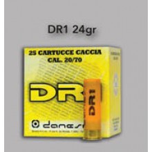 Cartuccia Danesi DR1 A1 cal. 20 cont. T1 24gr P. 9/10/11 conf. 25 pz.
