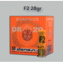 Cartuccia Danesi DR20 F2 cal. 20 T3 cont. 28gr conf. 25 pezzi P.11/12