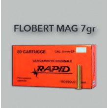 Cartuccia cal 8 Flobert Magnum 7gr Metallica Piombo 10 conf. 50 pezzi (Danesi)