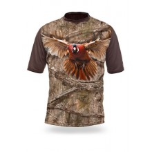 Maglia a maniche corte Pheasant - Fagiano 3D T-Shirt - 1009 (Hillman)