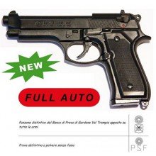 Pistola a salve 92Full Auto a raffica Nera (Bruni)