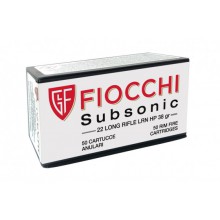 Munizioni cal. 22 LR Subsonic HP LRN 38g 310mps 50 pezzi (Fiocchi)