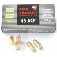 Munizioni cal. 45 ACP Top Target LL RNCP 230g Ramate 50 pezzi (Fiocchi)