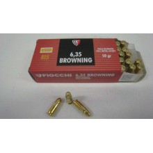 Munizioni cal. 6,35 Browning/25 Auto LRN 50 GZN (Fiocchi)