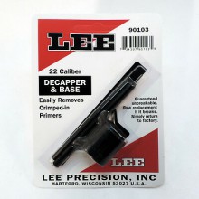 Lee base e decapsulatore 22 calibro decapper e base (LEE 90103)