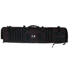 Fodero tactical black regolabile con multi tasche, per nr. 2 carabine.