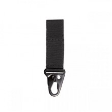 Porta chiavi c/moschettonecrocodile chiuso a velcro Nero (Vega Holster)