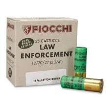 Law Enforcement 15 Pallettoni in Gomma Cal. 12 (Fiocchi)