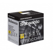 Cartuccia Fiocchi Performance Subsonic 30g. 7,5/9/10 Calibro 20